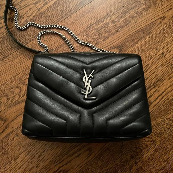 Yves Saint Laurent Handbags - YSL black small single strap Loulou